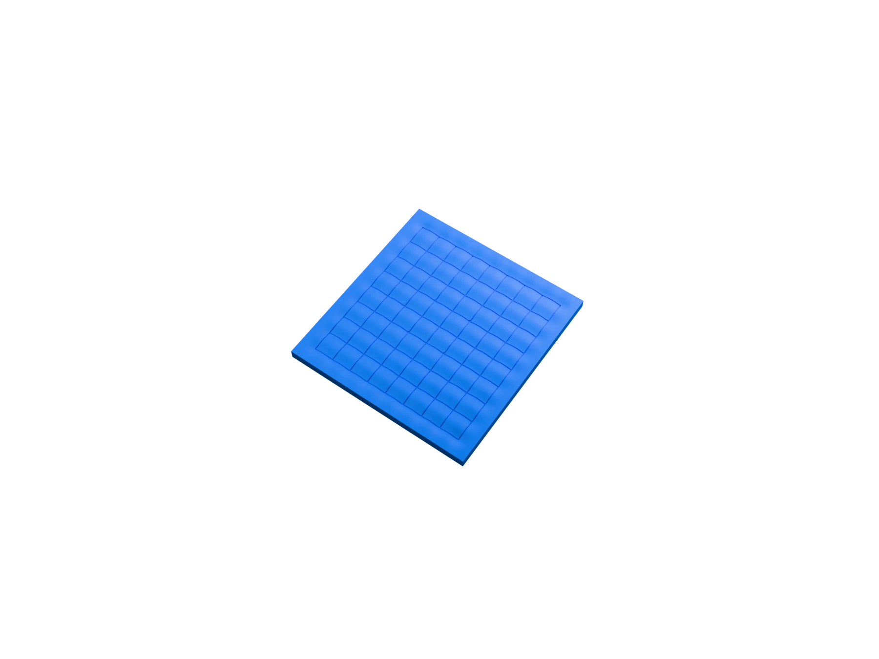 9 by 9 Sine board, shown complete at the same scale.